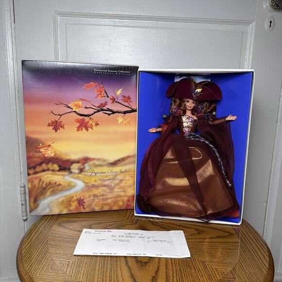 Autumn Glory Barbie Doll Enchanted Seasons Collector Edition 1995 Mattel 15204 - Picture 13 of 13